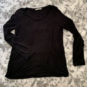 Basic Black Long Sleeve Tee